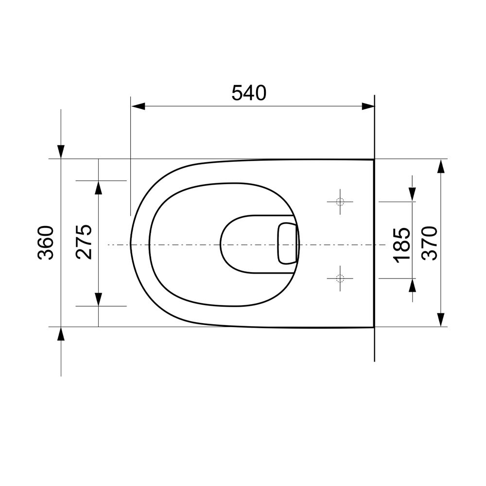 K440200.WCD Комплекты из инсталляций, панелей смыва и унитазов Duravit D-Neo Tece  - Вид №8