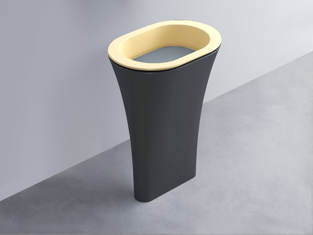 AMLA65-CN+AMPILO-BR+AMCOLO-BA Раковина Amedeo Ovale отдельностоящая cielo Enjoy + Amedeo Ceramica Cielo