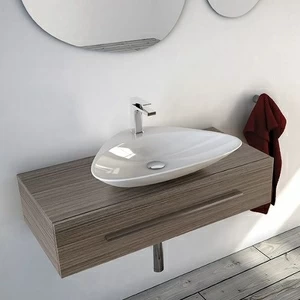 PTL001 Накладная раковина на столешницу  овальная ArtCeram