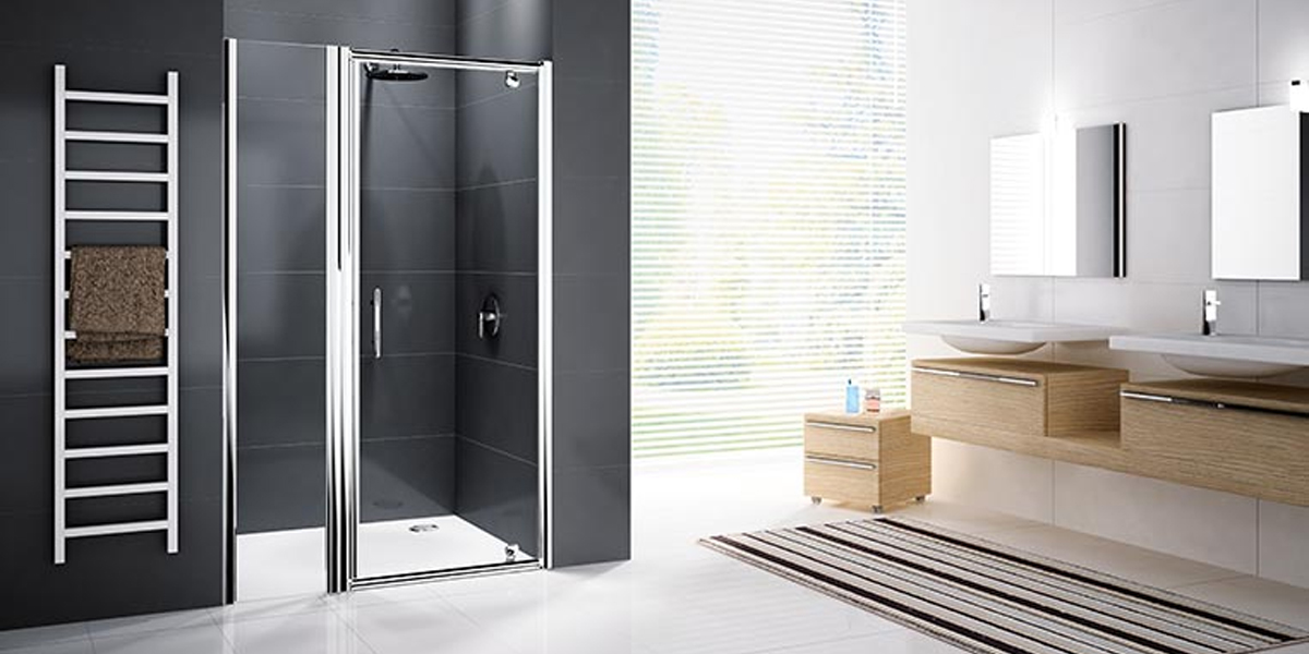 Боковая панель H=190-200 см LUNES F SPECIAL 5 Novellini LUNES в линию с дверью LUNESF5SP1K - Вид №1