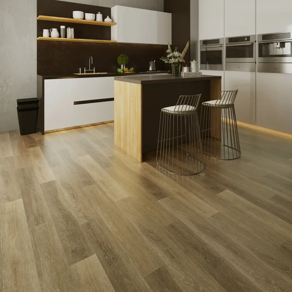 Santreyd SPC плитка Grigio Sole - серый камень для пола с замковой системой 89385327 STLM-1468431