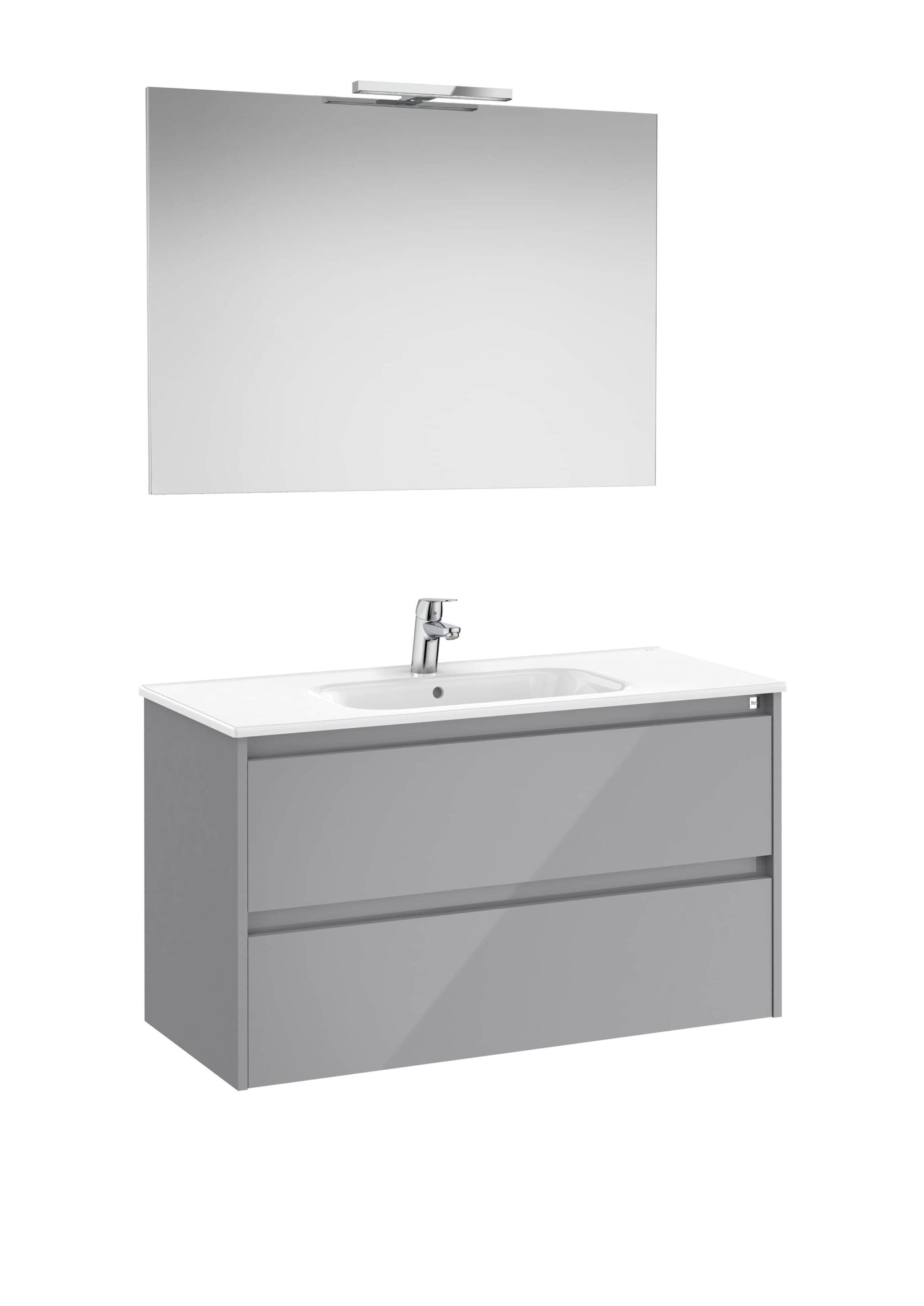 Деревянный подвесной умывальник с зеркалом Roca Tenet ARCH-00017622 - Вид №4