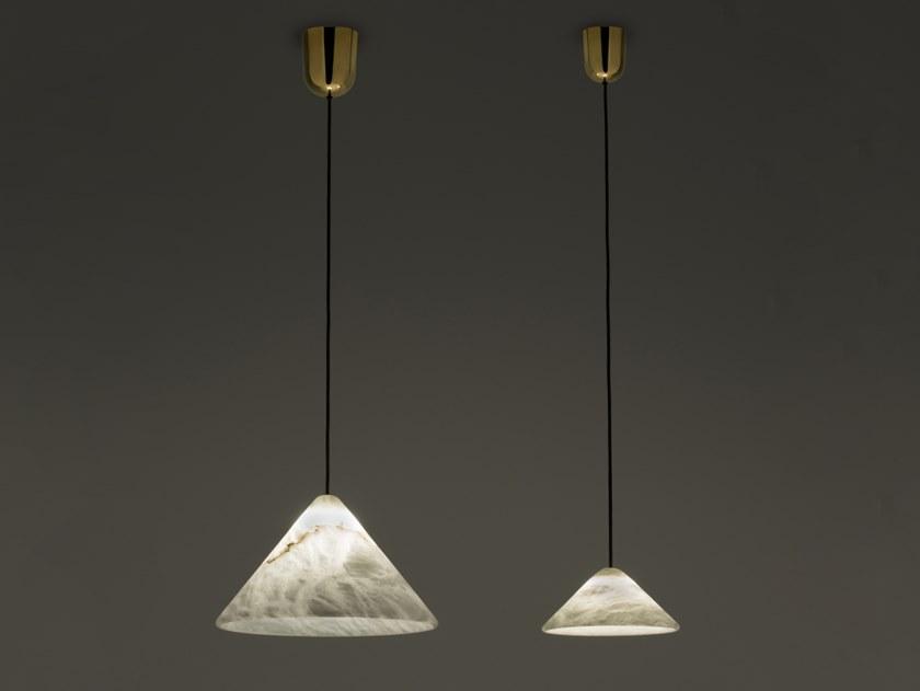 Alma light Подвесной светильник в абажуре из железа и алебастра Fuji 5070-5071 - Вид №1