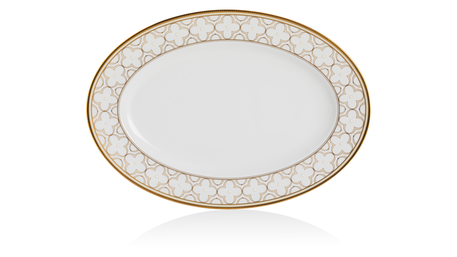 10657439 Noritake Сервиз столовый Noritake "Трефолио,золотой кант" на 6 персон, 21 предмет  - Вид №4