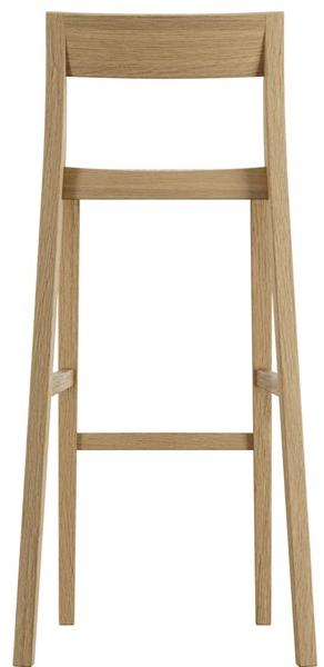 horgenglarus Высокий табурет из массива дерева со спинкой Lyra 11-680 - Вид №16
