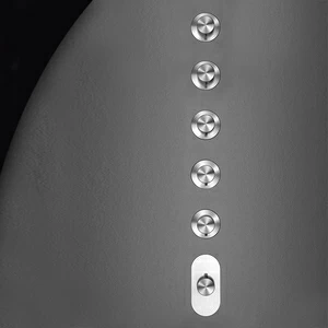 Термостат для душа HIRO HIR58S серебристый матовый