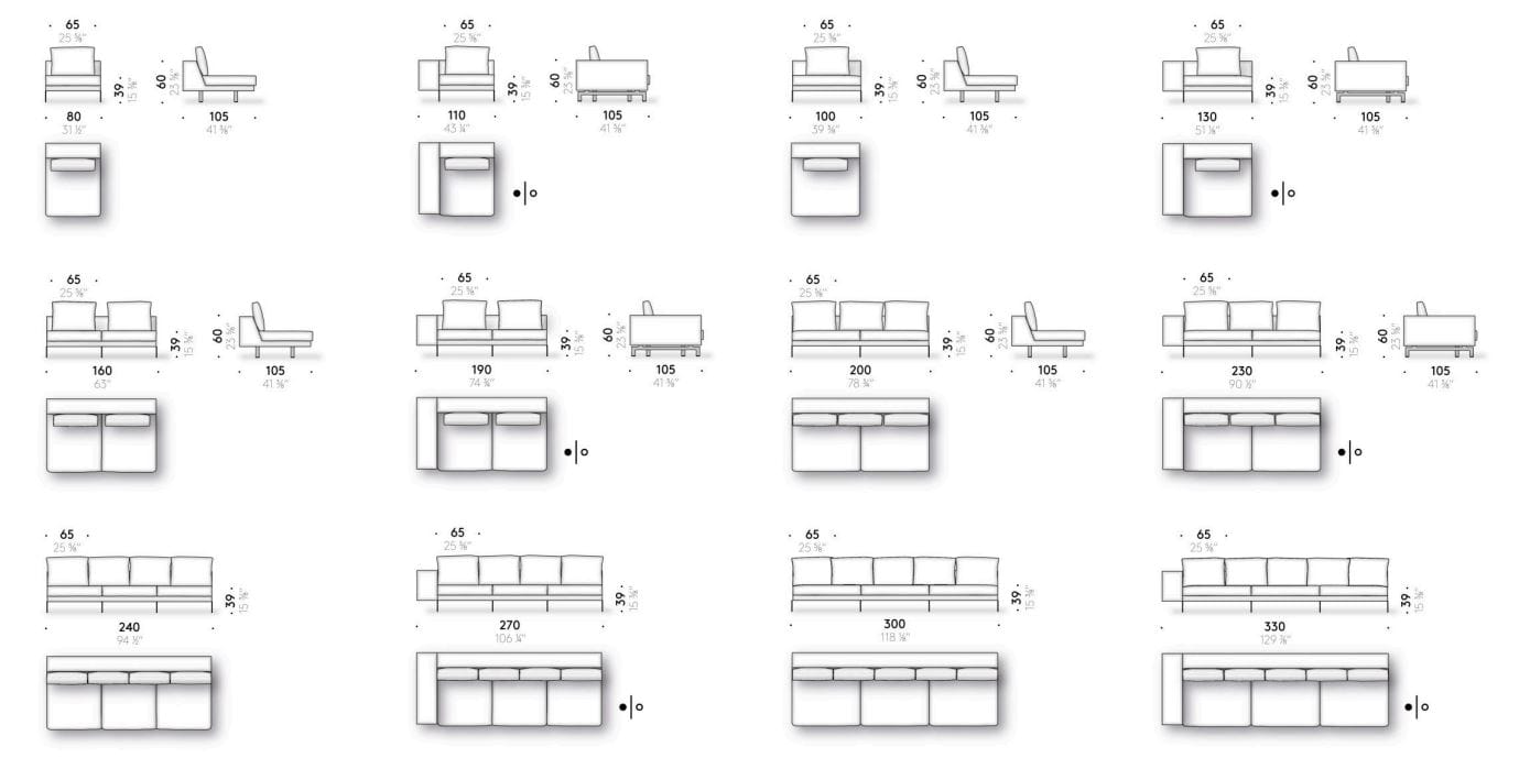 Ткань линейный диван DE PADOVA Flying landscape ARCH-00139892 - Вид №3