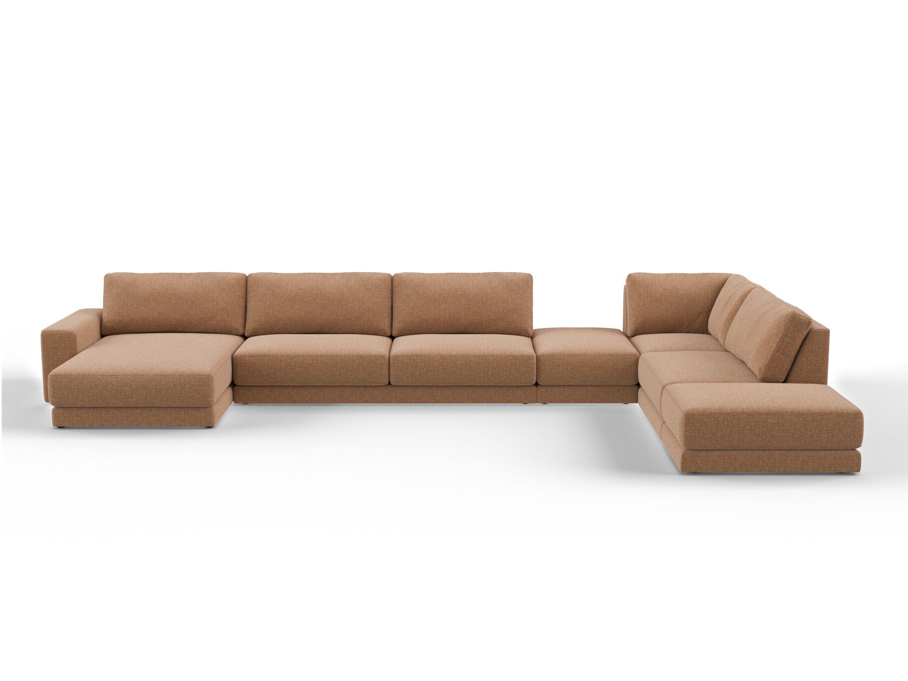 Угловой диван из ткани с полуостровом DÔME DECO Awaken ARCH-00099055 - Вид №10