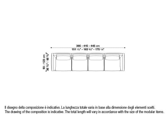 Угловой диван из ткани B&B Italia Ричард ARCH-00040927 - Вид №88