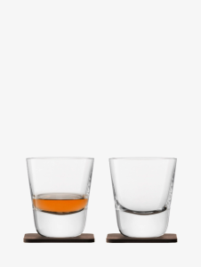 GWLS0069 Стакан LSA Arran и подставка из орехового дерева ijlbrown