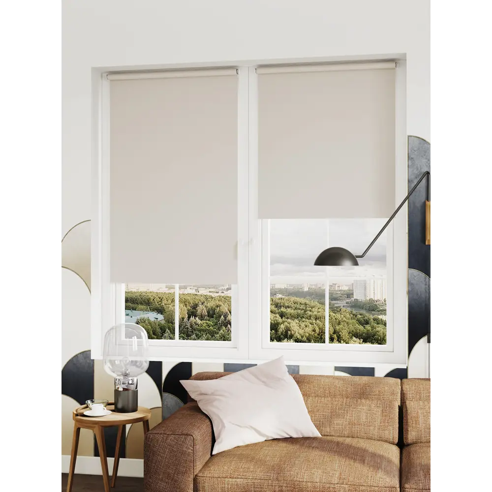 Штора рулонная Сансет 47x175 см белая DOMLEGRAND STLM-2165512 - Вид №5