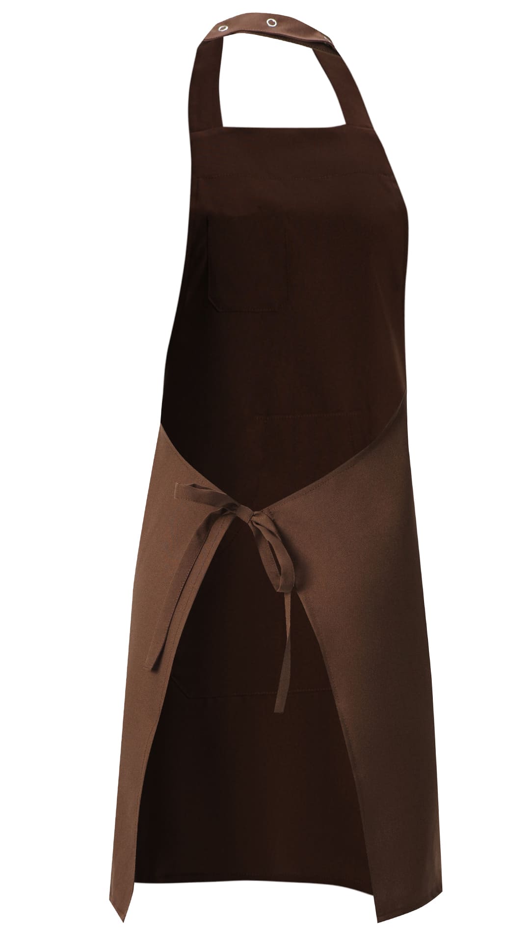 60697 Фартук с нагрудником chocolate (коричневый) IRMA  Одежда для официантов  размер  - Вид №1