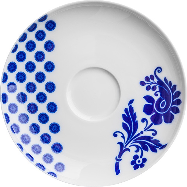 10582668 Sieger by Furstenberg Чашка чайная закругл. с блюдцем Sieger by Furstenberg "Комната чудес" 200мл Фарфор 