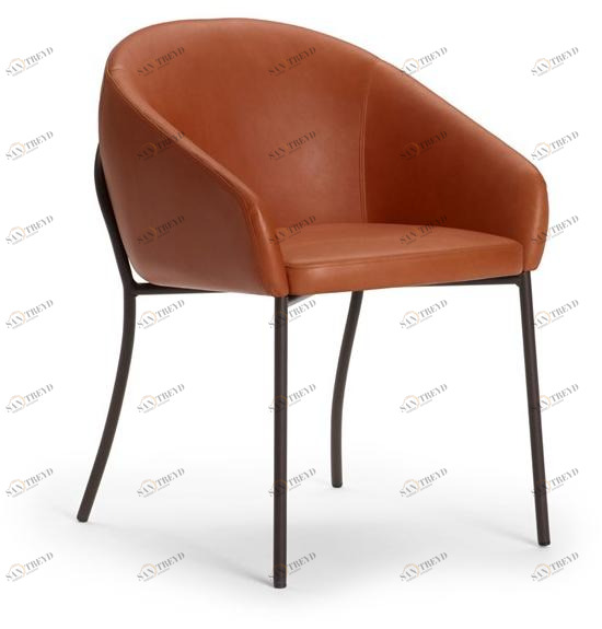 Offecct Мягкое кожаное кресло sun-id-1458516