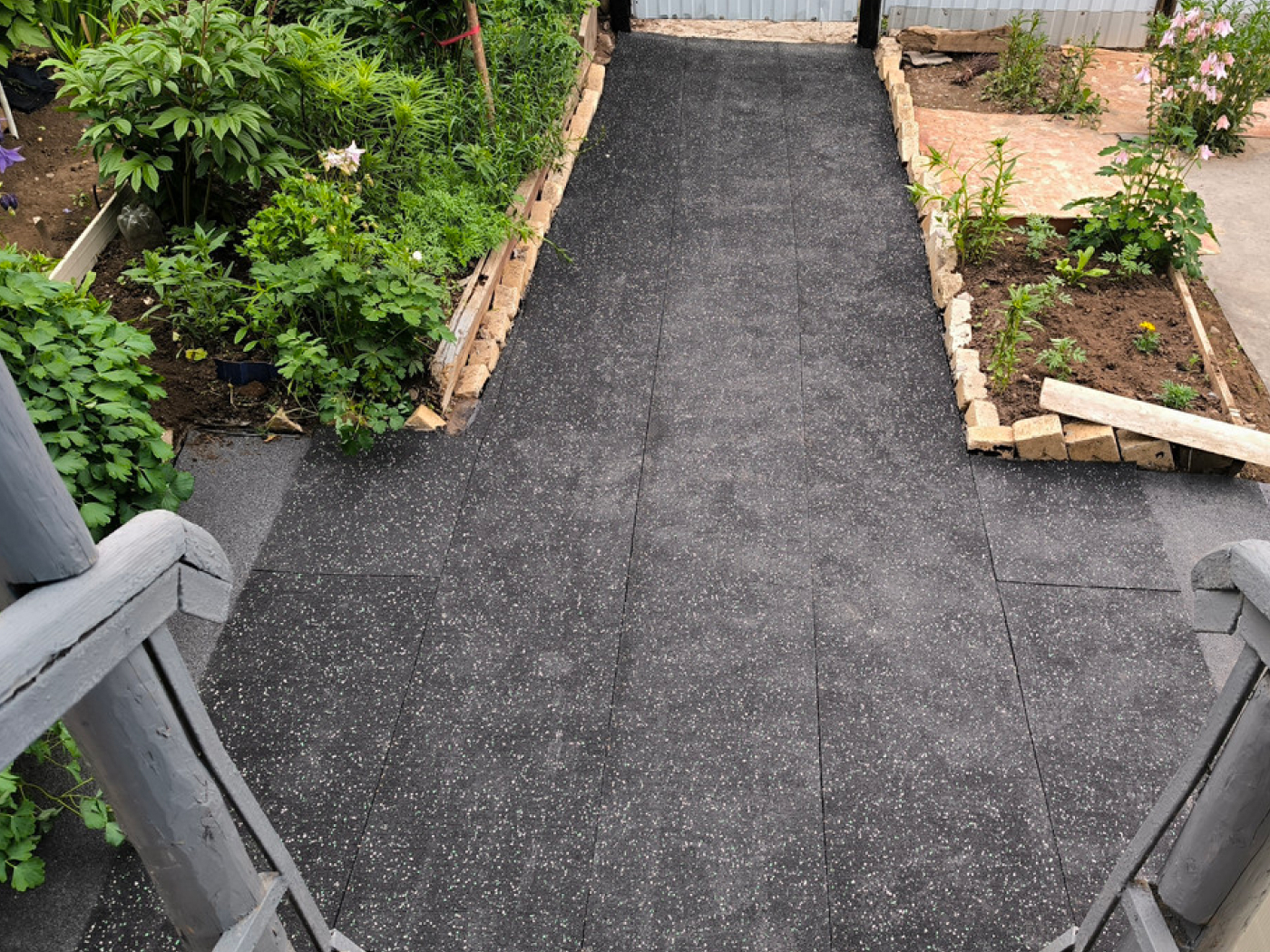 20.3.3AG.Bc Садовая дорожка резиновая Alegria garden  - Вид №8