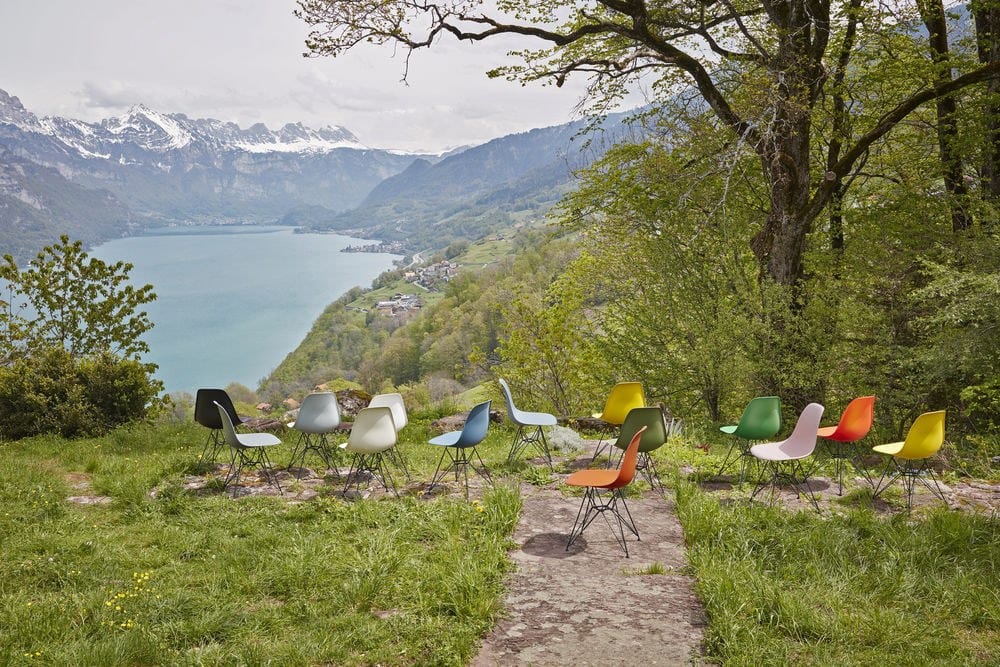 Стул из полипропилена с мягким сиденьем VITRA Eames Plastic Chair ARCH-00147160 - Вид №28