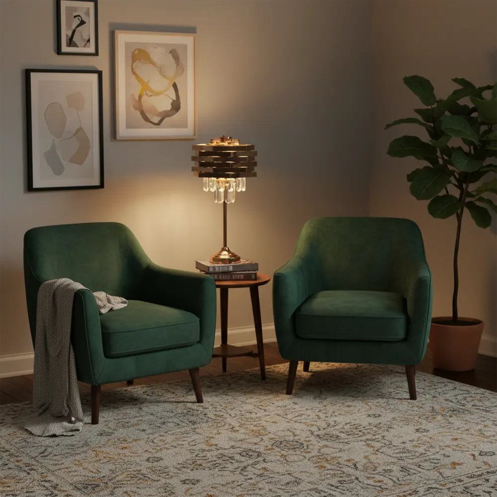 Настольная лампа Estares Rose цвет золото STLM-2118685 - Вид №5