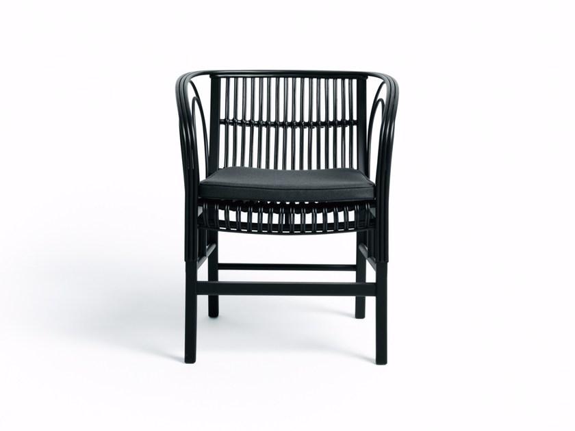 DE PADOVA Плетеный стул с подлокотниками sun-id-1489844 - Вид №3