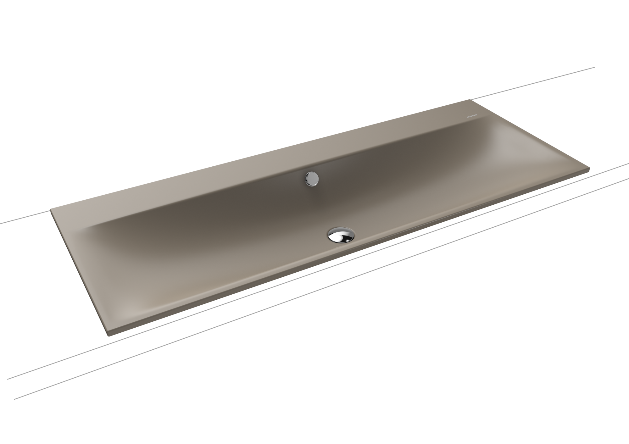 Умывальник KALDEWEI Сталь эмалированная 3039 448 теплый серый 60 30393083448 