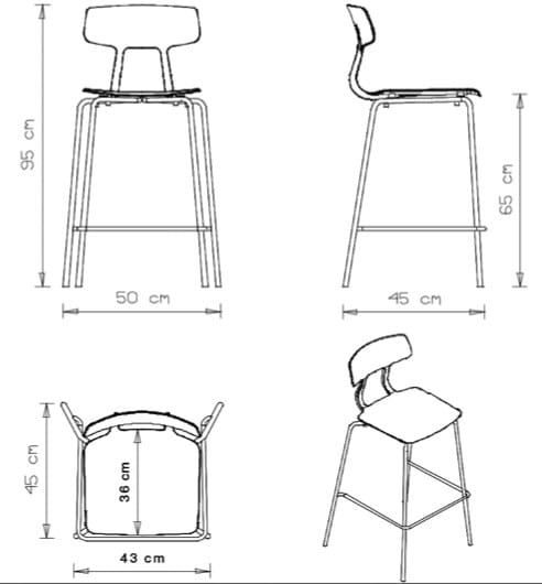 Полипропиленовый стул Et al Snap ARCH-00079489 - Вид №2