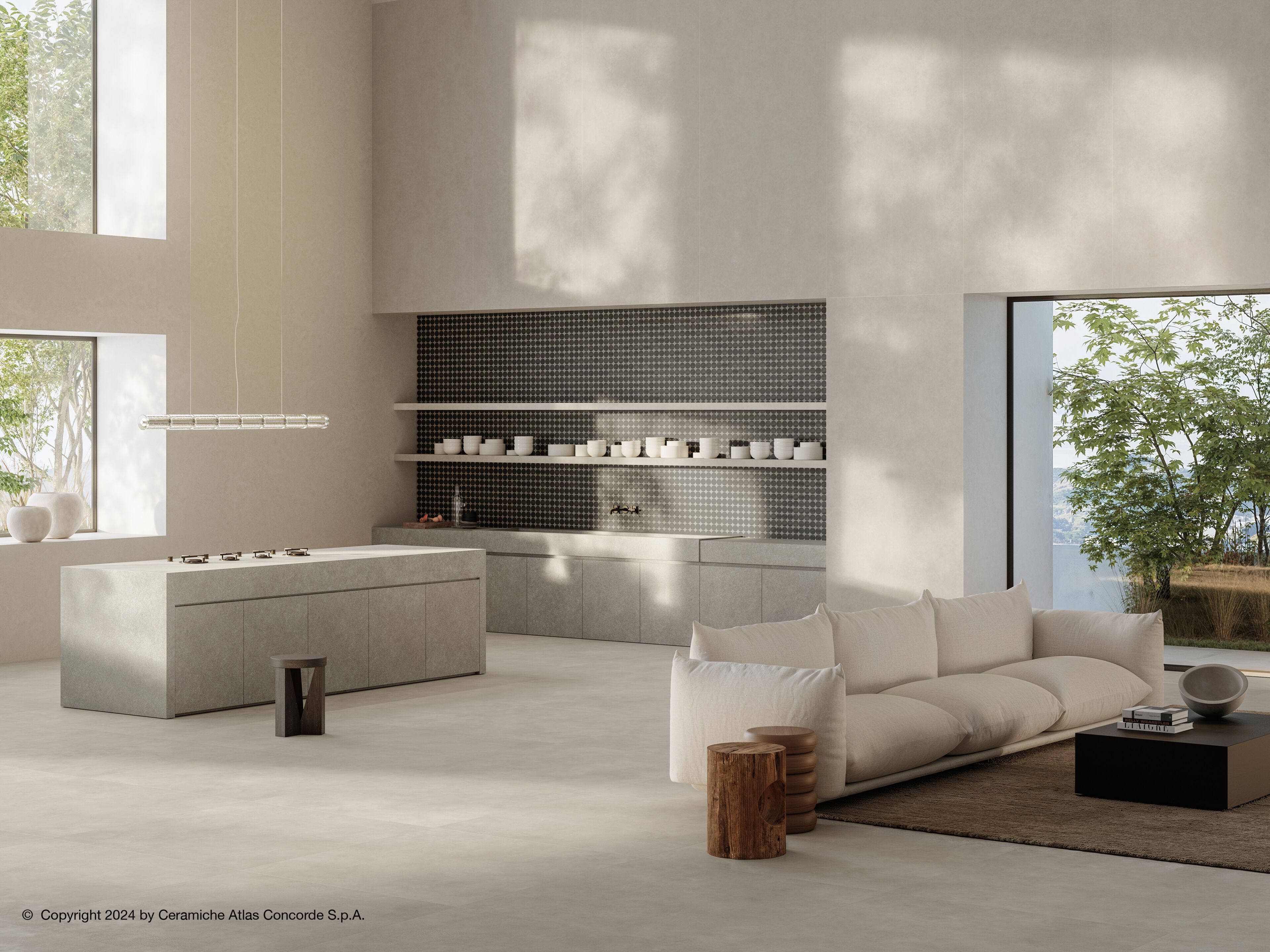 Керамогранит с цементным эффектом Atlas Concorde Boost Expression ARCH-00047016 - Вид №39