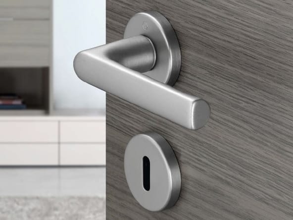 Алюминиевая ручка на розетке с насадкой HOPPE Гамбург ARCH-00036637