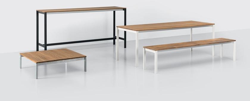 Kristalia Садовая скамейка из тика Be-easy slatted sun-id-1476163 - Вид №2