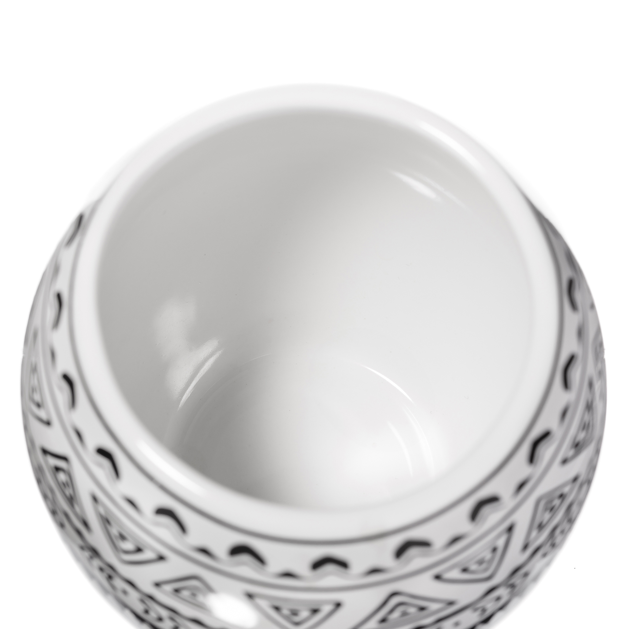 83425119 Стакан для зубных щёток керамика цвет белый/чёрный Nomads STLM-0041242 MOROSHKA  - Вид №2