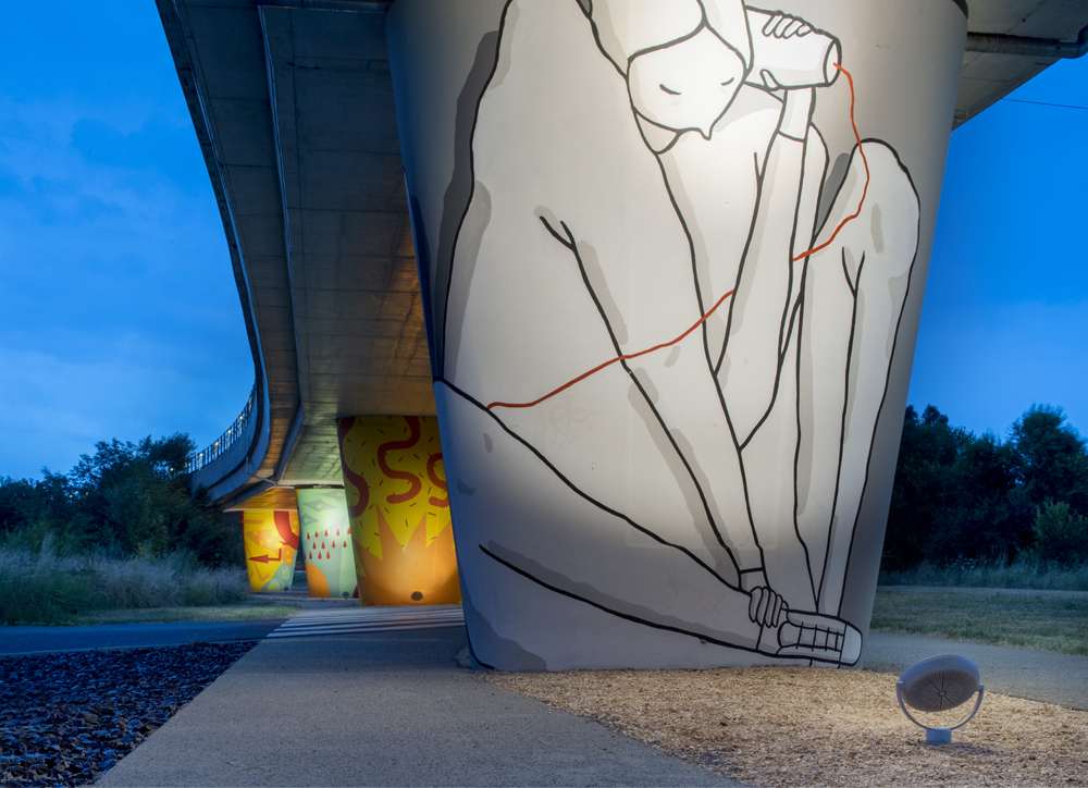 8840611 Проектор Platek SUN Large Proiettore  SUN Large Floodlight - 6 COB LED 3000K 14°  - Вид №2