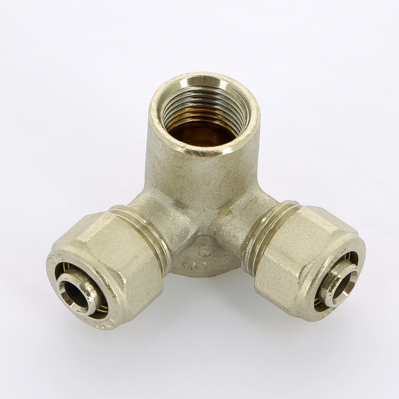 Водорозетка В проходная трехплоскостная обжим HENCO 16х1/2"х16 7160416