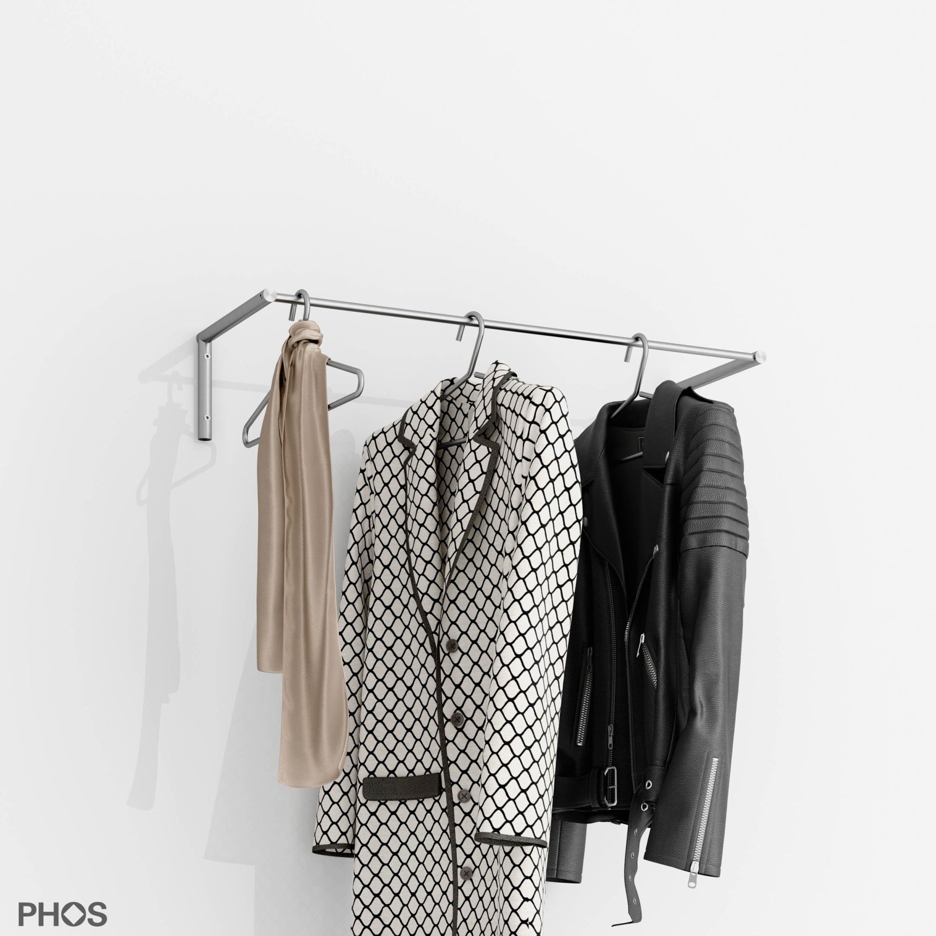 G13-900 Навесной шкаф g13 с платяной штангой - ширина 90 см PHOS  - Вид №2