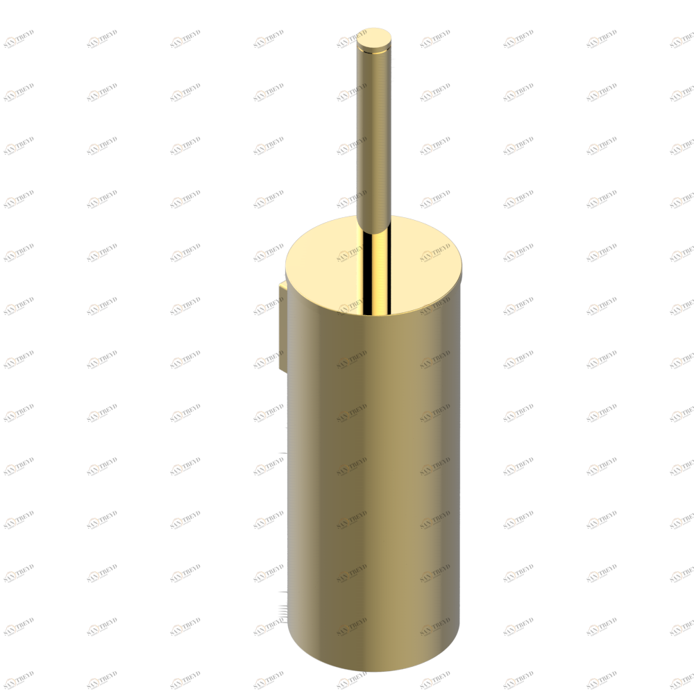 U6F-4720C Стакан настенный и щётка для унитаза с крышкой Thg-paris Beyond crystal с прозрачным хрусталём Золото U6F-4720C CAT.F