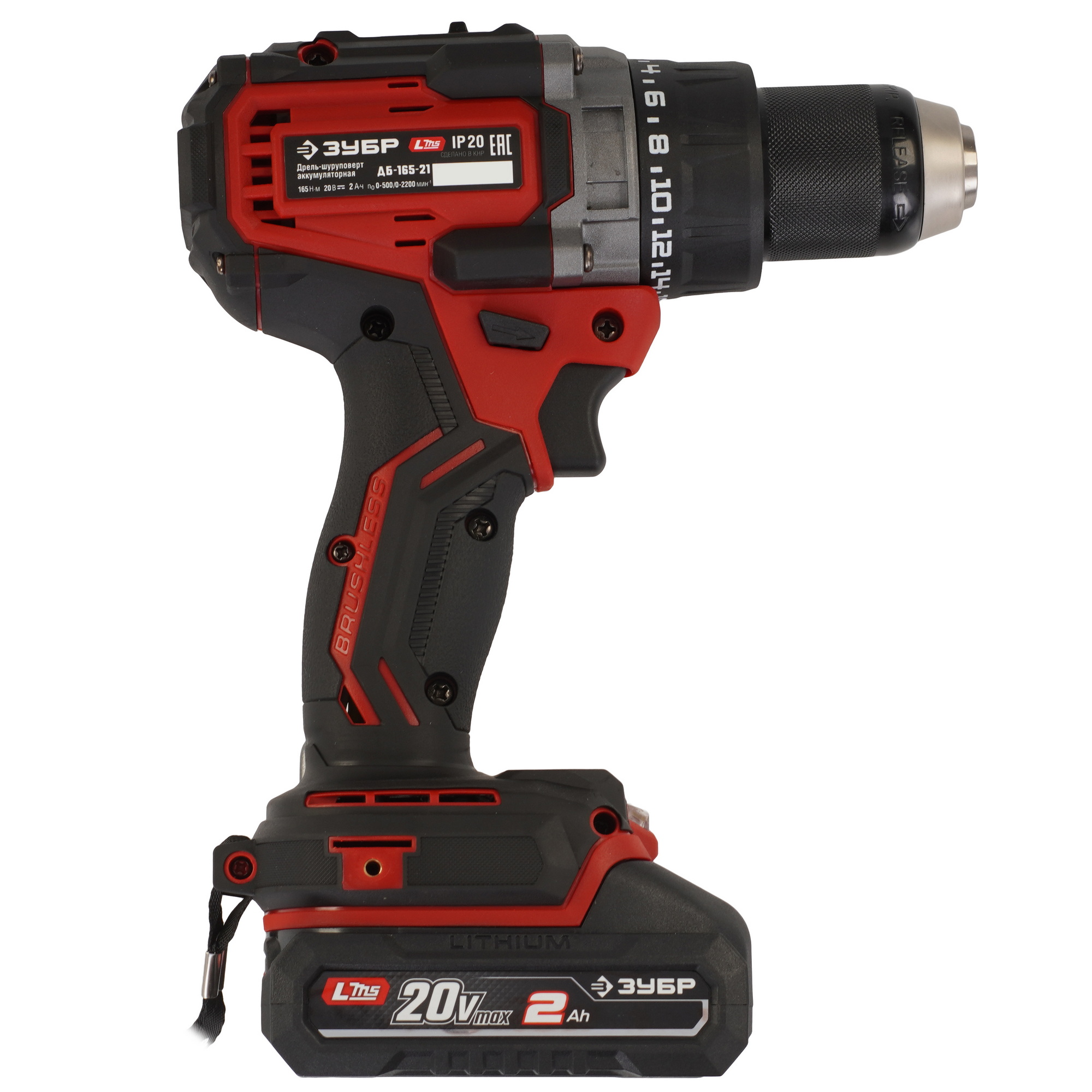 Дрель-шуруповерт Зубр ДБ-165-21 9281350 STDN-0042453 - Вид №2
