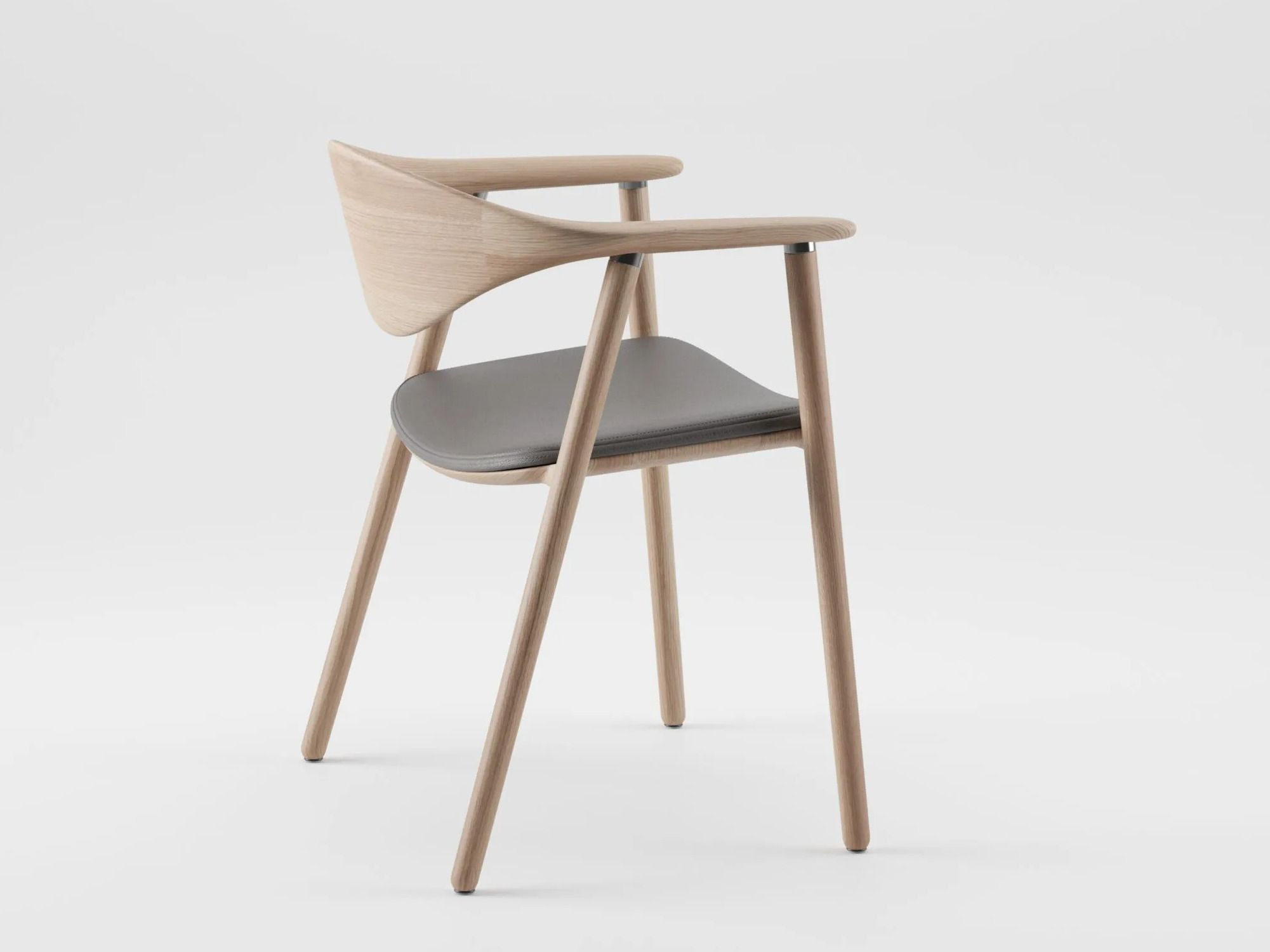 Деревянный стул с подлокотниками Artisan Нару ARCH-00060697 - Вид №1