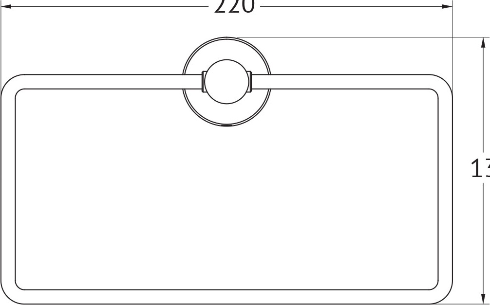 NOS 022 Держатель полотенца FBS Nostalgy - Вид №1