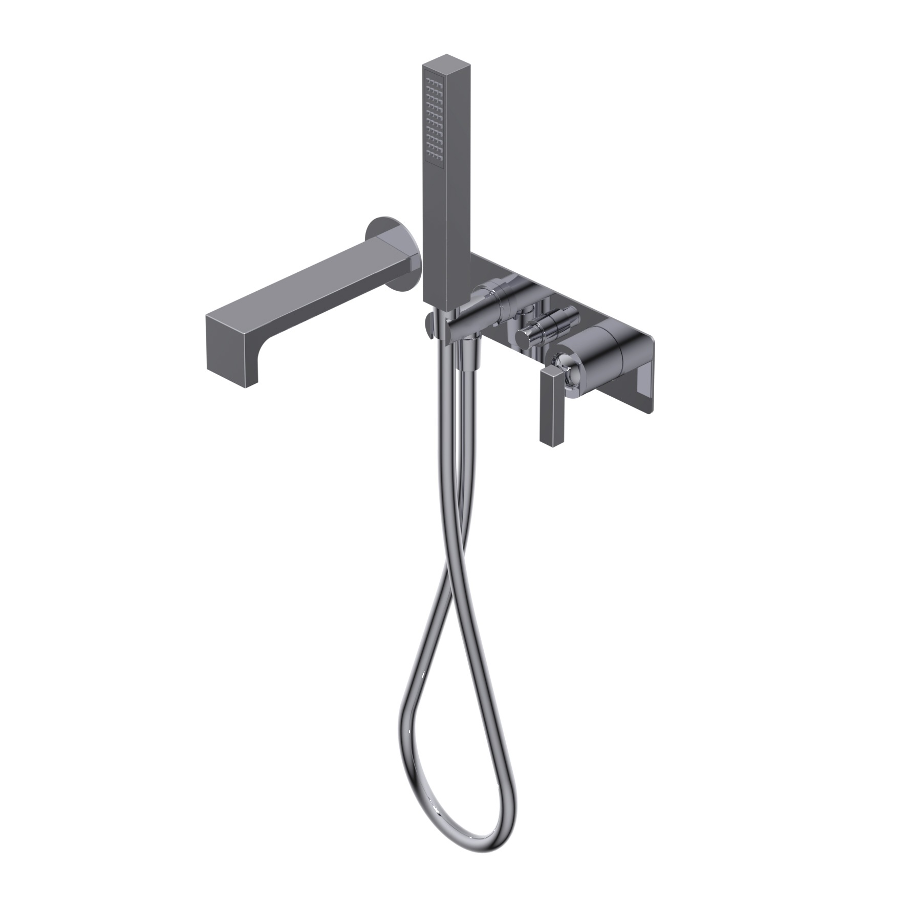 H0BA1438 Смеситель для ванны, однорычажный, встроенный Ritmonio Waterblade_J Waterblade j