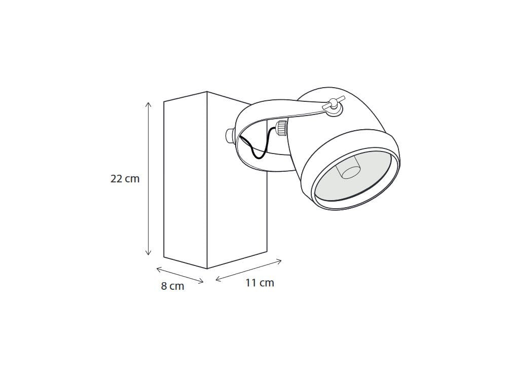 Латунный поворотный настенный наружный прожектор Authentage Lighting макро ARCH-00044072 - Вид №3