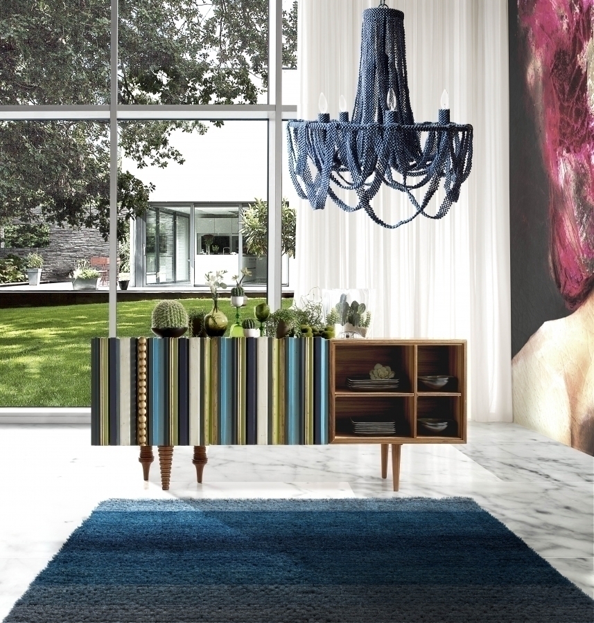 078984 Тумба под ТВ с полками Lola Glamour Reina Santreyd  - Вид №4