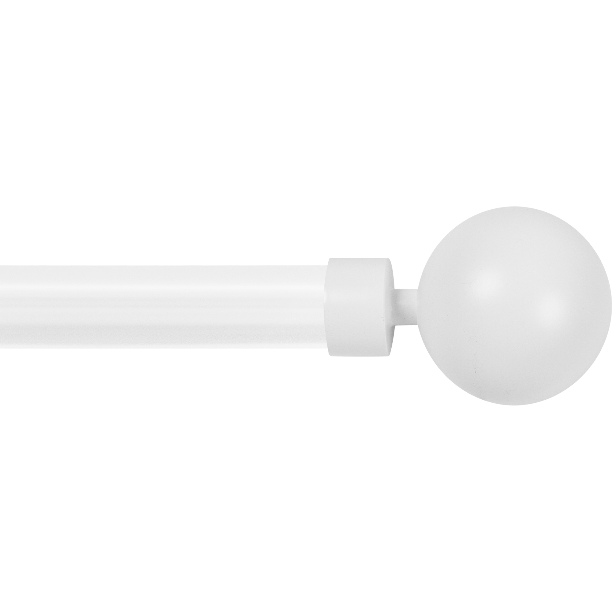 INSPIRE Наконечники для карнизов «Классический шар» белые матовые 6 см 82549300 STLM-0029517 - Вид №1