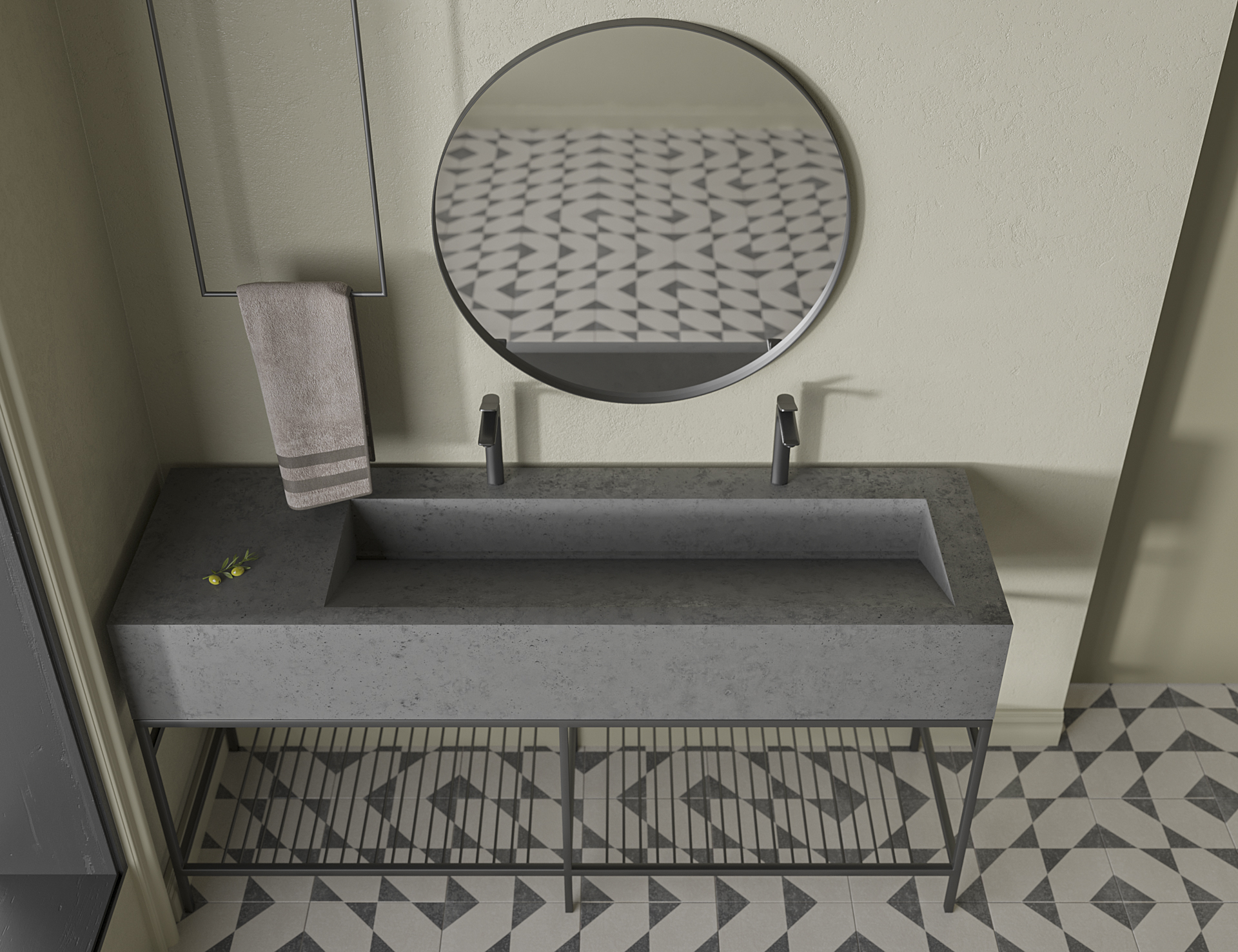 WB-614M Раковина из бетона BET-ON BetOn  - Вид №1