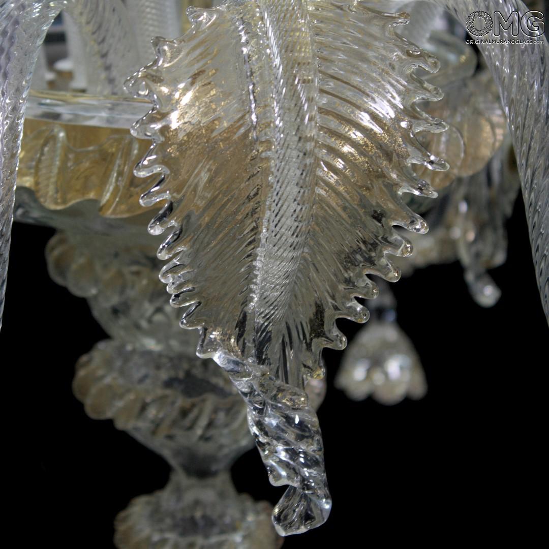 4796 ORIGINALMURANOGLASS Люстра Элегантная - золото 24кт - муранское стекло OMG  см CLASSICO - Вид №1