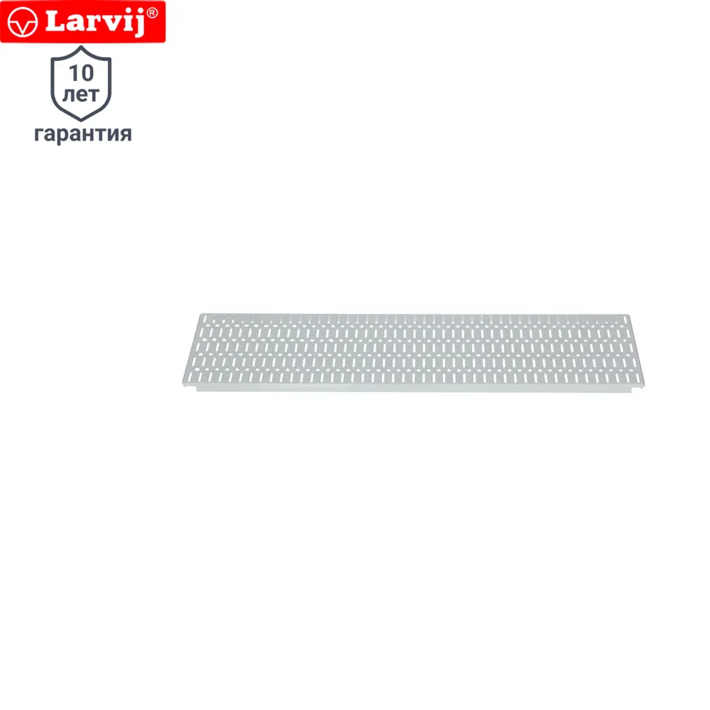 Панель перфорированная Larvij 890x155 мм, цвет белый STLM-2166942