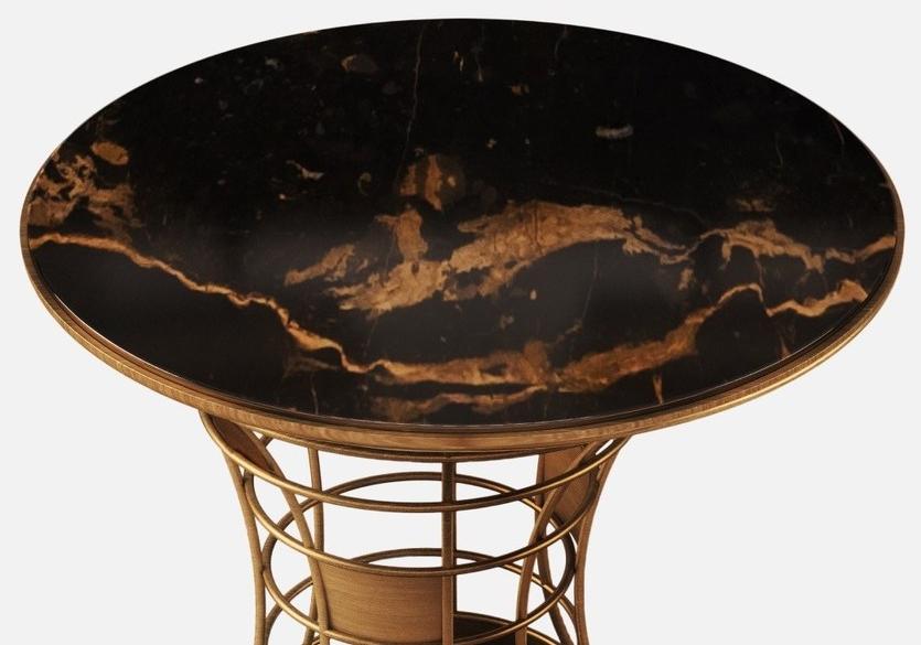 Porustudio Круглый сервиз из латуни и мрамора sun-id-1515749 - Вид №3
