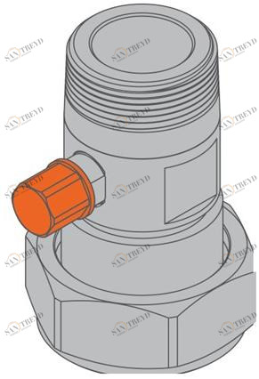 TECO Фитинг с оранжевым острием версия f / накидная гайка G2 punto arancio sun-id-1376176