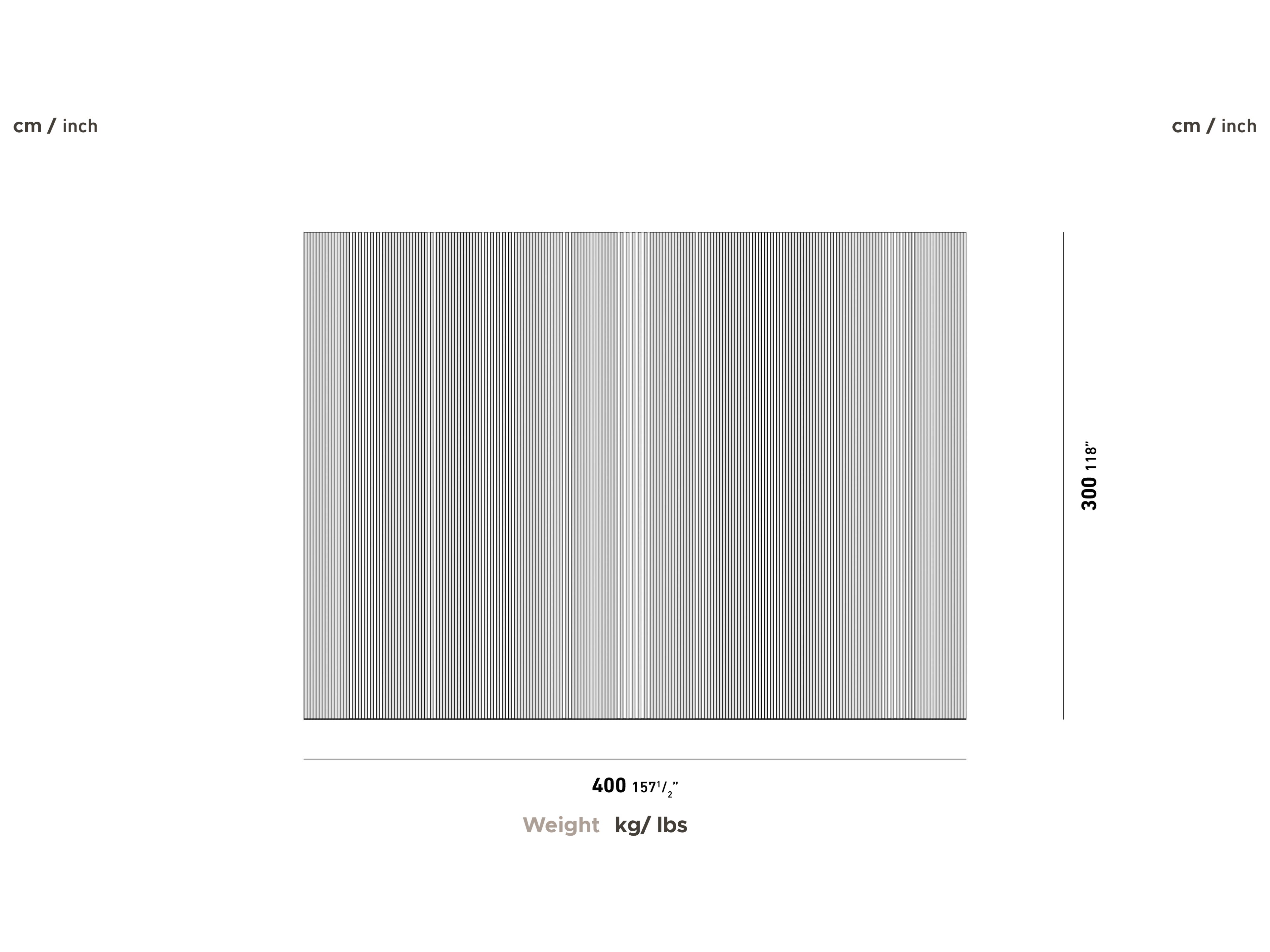 Полосатый напольный прямоугольный ковер YAAZ Yunn ARCH-00143674 - Вид №10