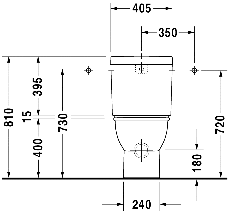 2138092000 Компакт унитаз с бачком Белый Duravit Darling New Германия - Вид №5