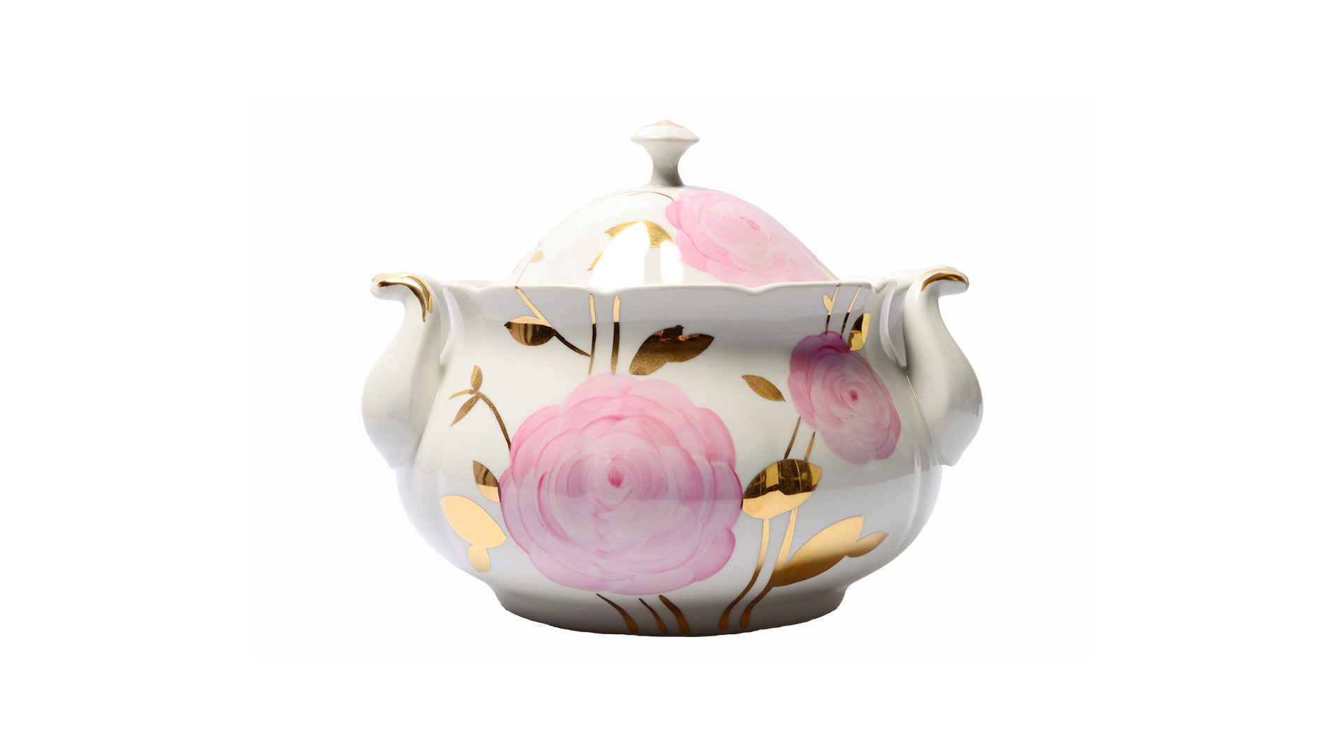 10634518 Дулевский фарфор Сервиз столовый 6/29 "Аппетитный" "Весенний" (с вазой для супа) Фарфор  - Вид №4