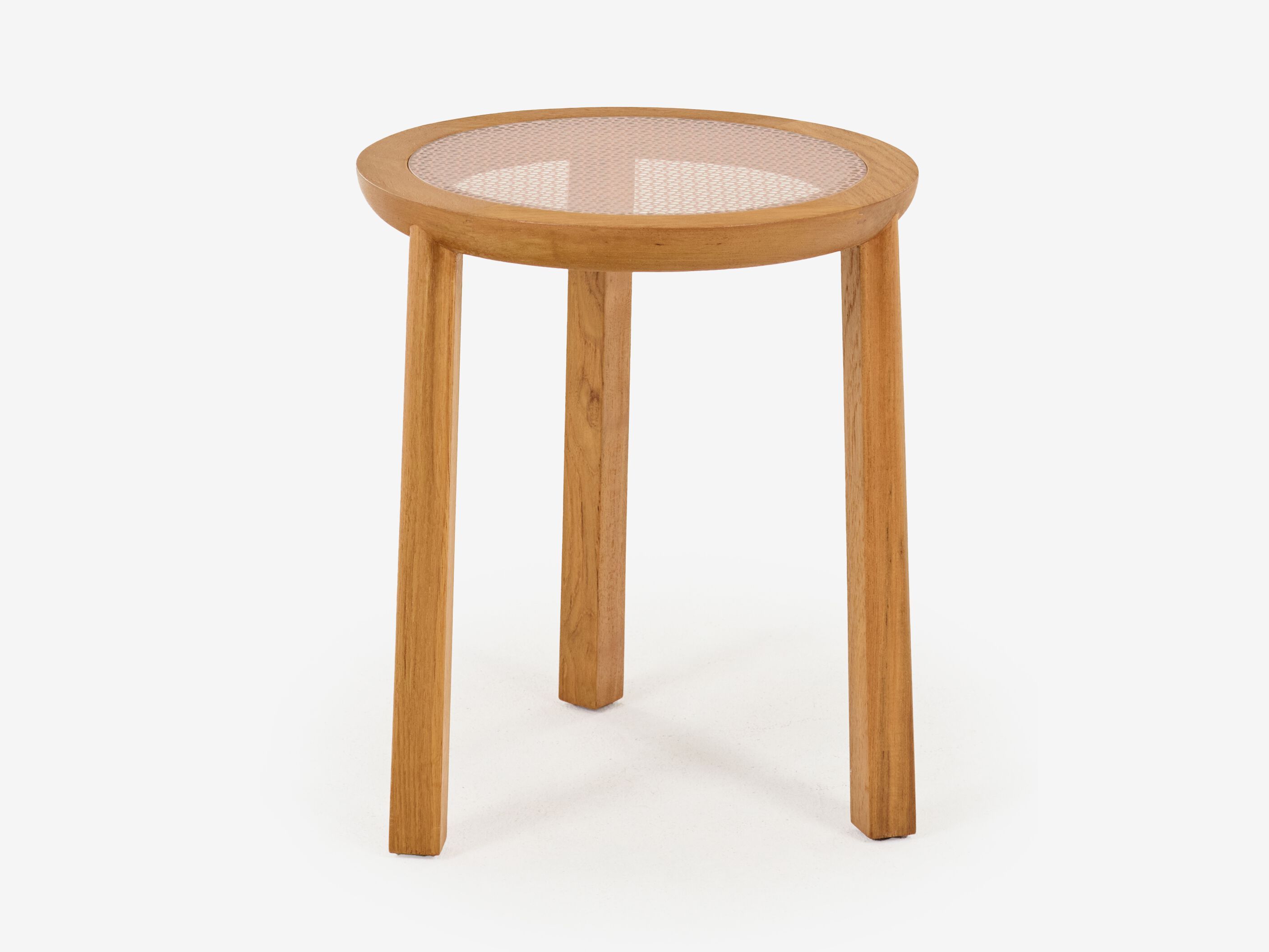 Высокий круглый стол из тикового дерева YAAZ Sini ARCH-00064119