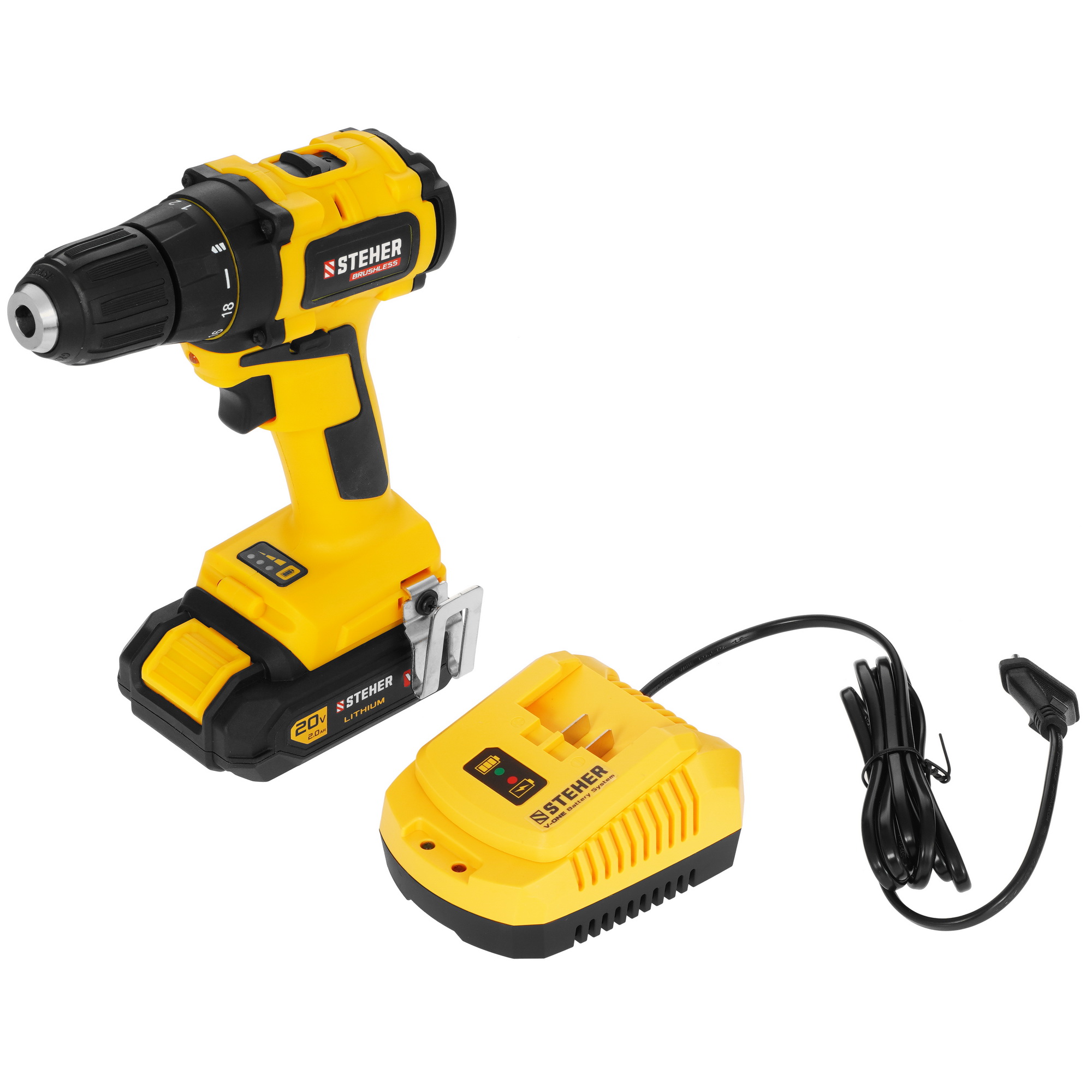 Дрель-шуруповерт STEHER CDB-200-1 9962329 STDN-0145289 - Вид №2