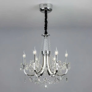 Подвесная люстра Bogates Tefia 423/6 Strotskis BOGATES ДИЗАЙНЕРСКИЕ, TEFIA 187353 Хром